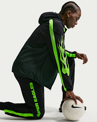 Nigeria Energy Men's Nike Dri-FIT Soccer Woven Jacket. Nike.com